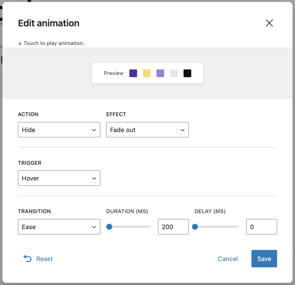 Animations - Greyd.Suite Documentation