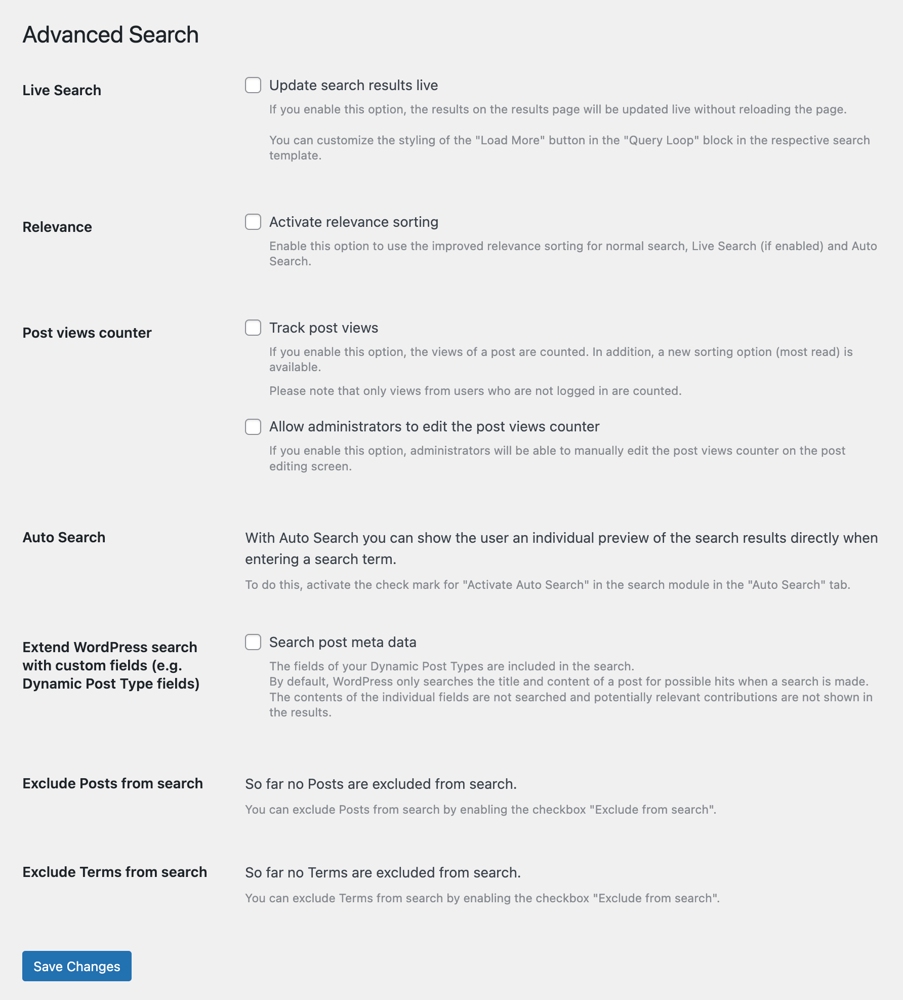 Screenshot of said enhancements, each explained in the next paragraphs.